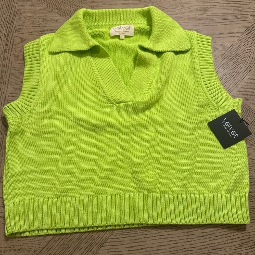VELVET By Jenny Graham Cardigan Vest Small